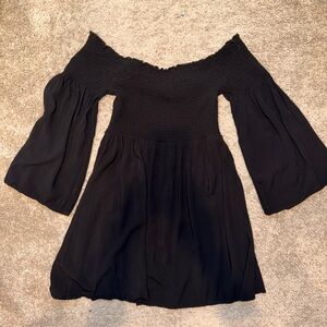 Elegant Black Off-Shoulder Dress